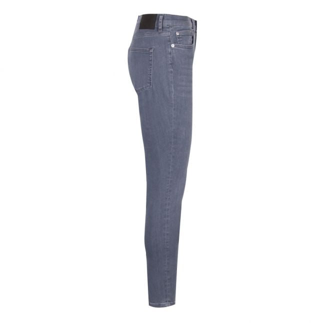 Womens Blue Grey Rebound Organic Cotton Skinny Jeans