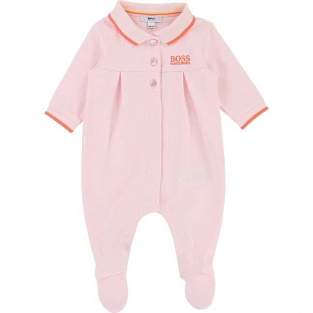 Baby Baby Pink Tipped Babygrow