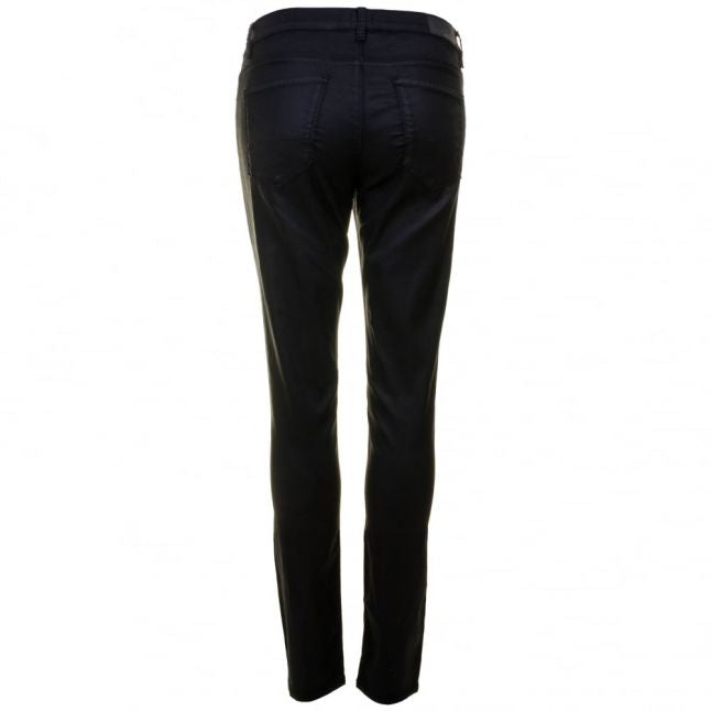 Boss Orange Womens Black J10 Florida Coated Jeans