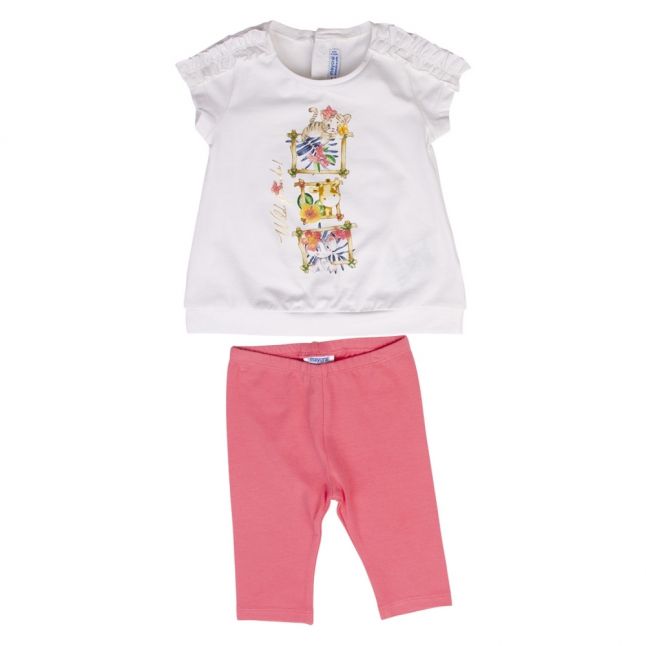 Infant Geranium Animal T Shirt & Leggings Set