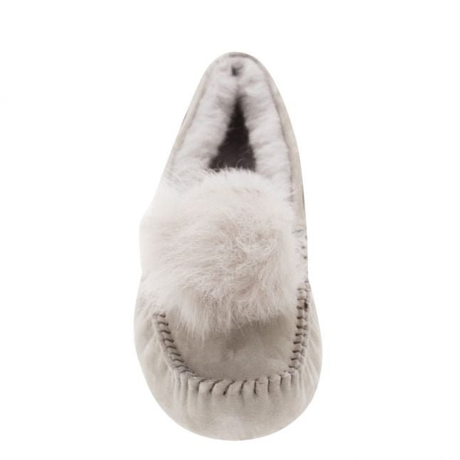 Womens Seal Dakota Pom Pom Slippers