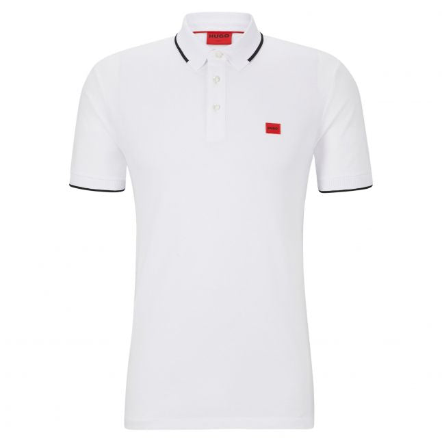 Mens White Deresino232 S/s Polo