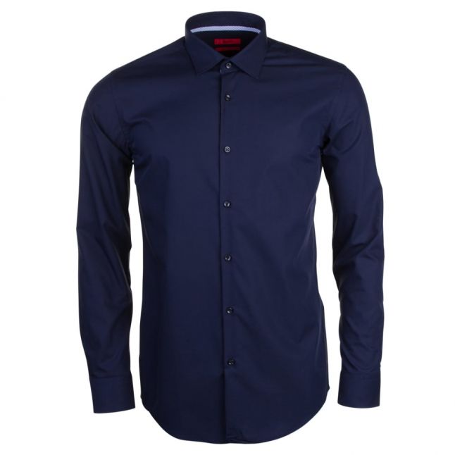 Mens Navy C-Joey Slim L/s Shirt