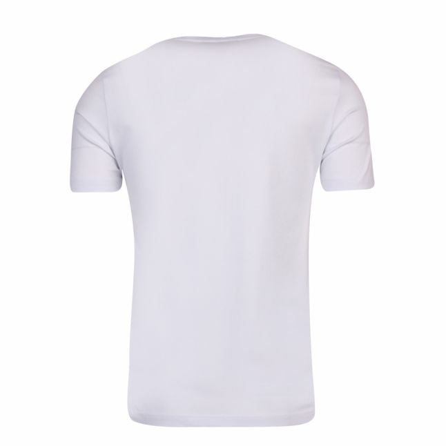 Mens Optical White Lightning Logo Slim Fit S/s T Shirt