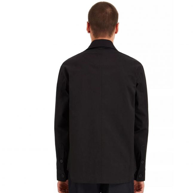 Mens Black Northrepps Twill Overshirt