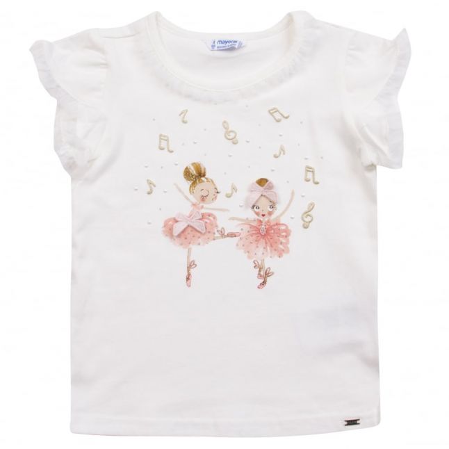 Girls Natural Ballerinas T Shirt & Skirt Set