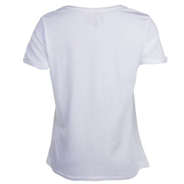 Womens White Leader S/s T Shirt