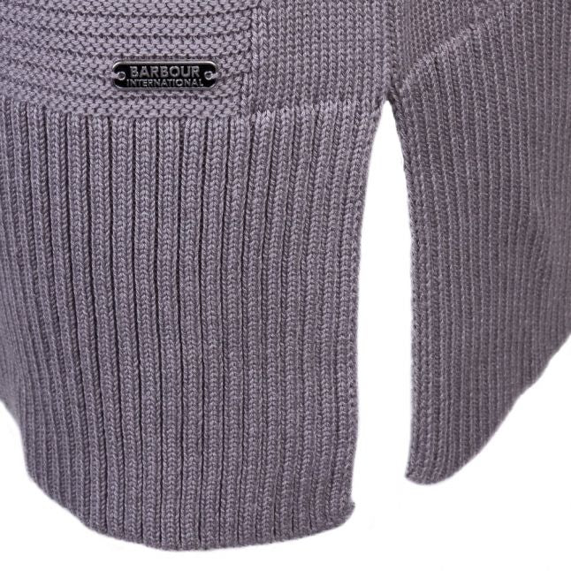 Womens Storm Grey Hoppe Knitted Jumper