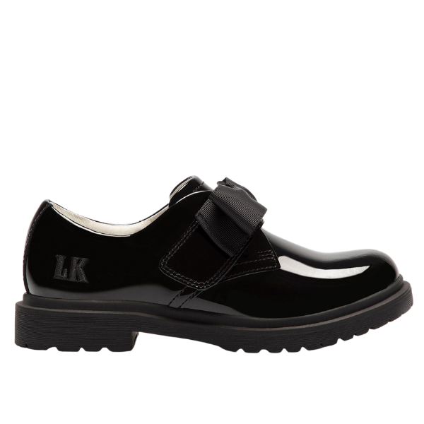 Girls Black Patent Faye School Shoes