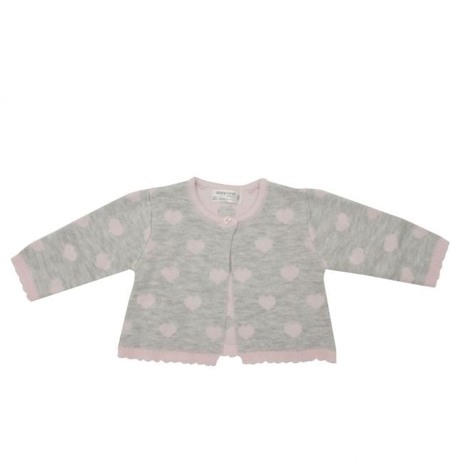 Baby Pearl Heart Knit & Dress Outfit