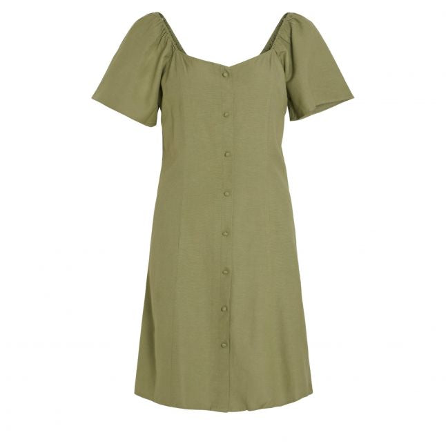 Womens Oil Green Viprisilla Short Dress