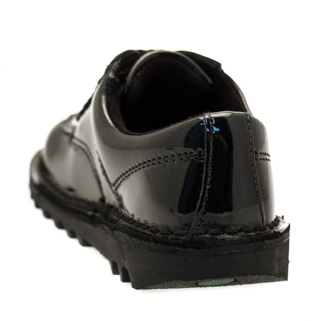 Infant Black Patent Leather Kick Lo F (5-12)