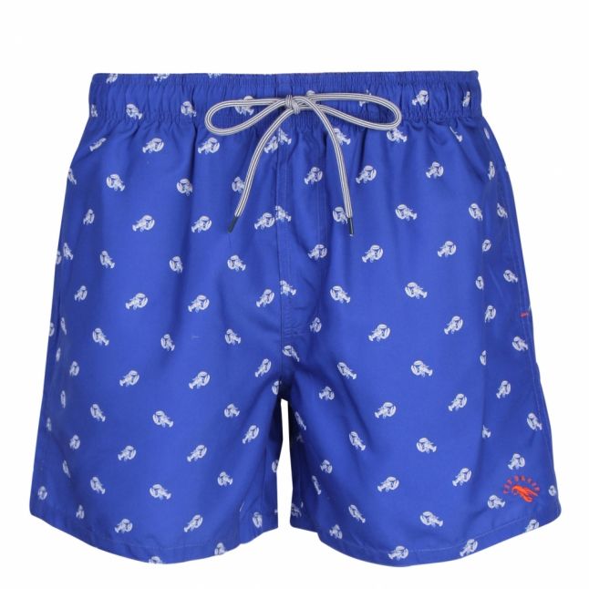 Mens Bright Blue Lob Lobster Swim Shorts