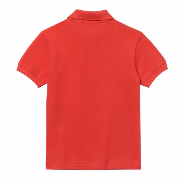 Boys Energy Red Classic Pique S/s Polo Shirt