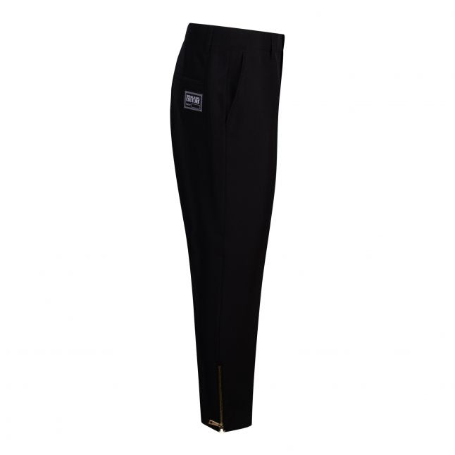 Mens Black Technical Canvas Trousers