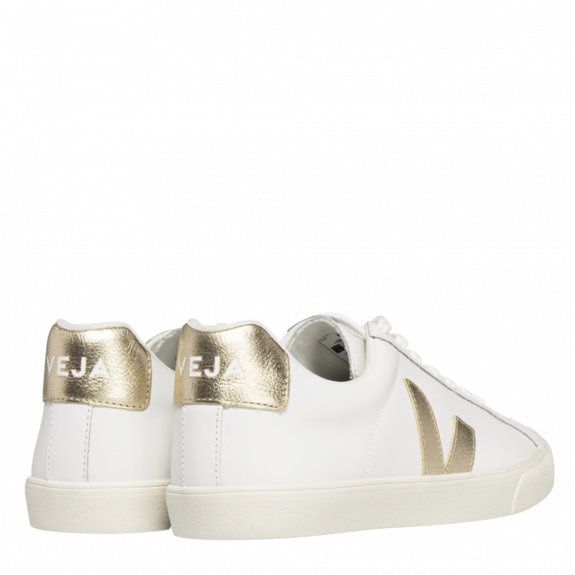 Womens Extra White Platine Esplar Logo Trainers