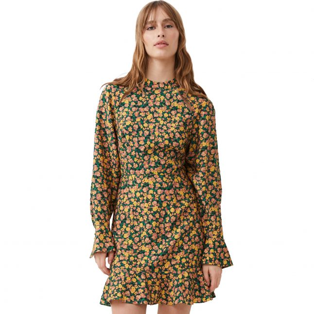 Womens Forest Green Aleezia Flavia Textured Dress