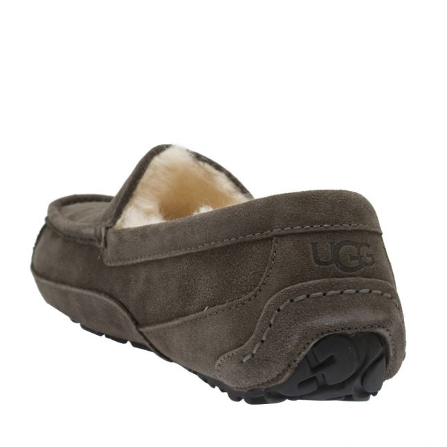 Mens Charcoal Ascot Slippers