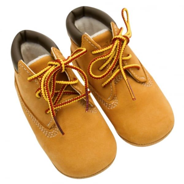 Baby Wheat Crib Bootie & Hat Set (0-4)