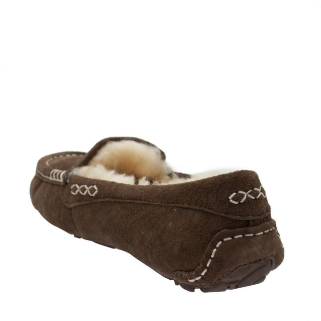 Womens Chocolate Ansley Slippers