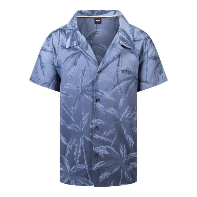 Mens Navy Beach Zen Co-ord Shirt