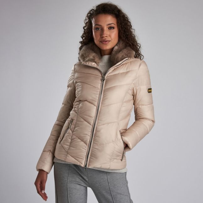 Womens Oyster Nurburg Quilted Jacket