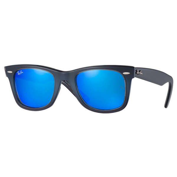 Blue Mirror RB2140 Wayfarer Pixel Sunglasses