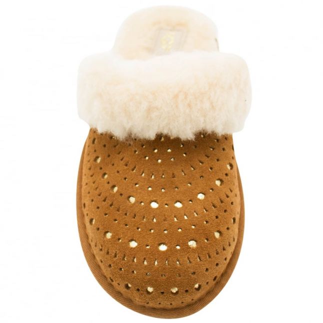 Kids Chestnut Finn Sunshine Perf Slippers