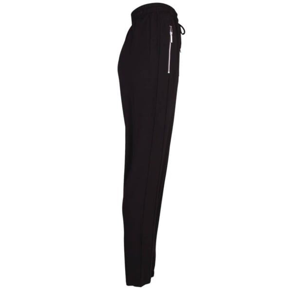 Womens Black Zip Pocket Track Pants