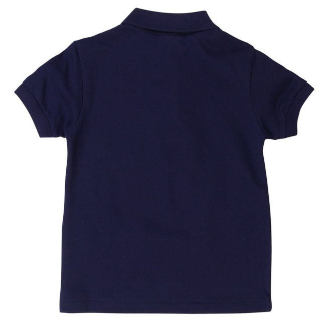 Boys Navy Classic Pique S/s Polo Shirt