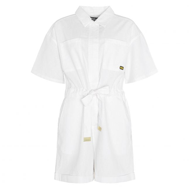 Womens White Rosell Playsuit