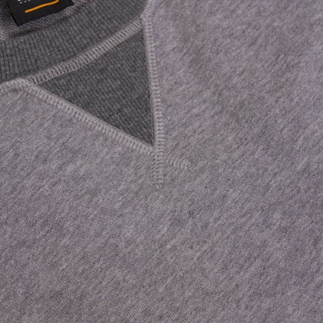 Casual Mens Light Grey Walkout Crew Sweat Top