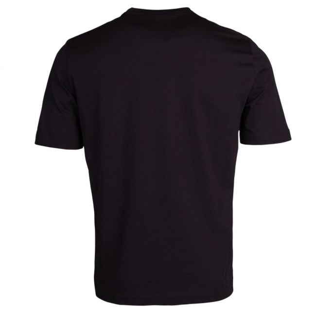 Mens Black Tonal Love Regular Fit S/s T Shirt