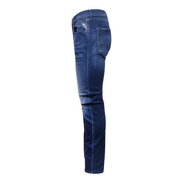 Mens Medium Blue Anbass Slim Fit Jeans