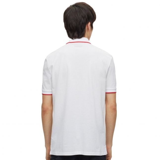 Mens White Deresino232 S/s Polo