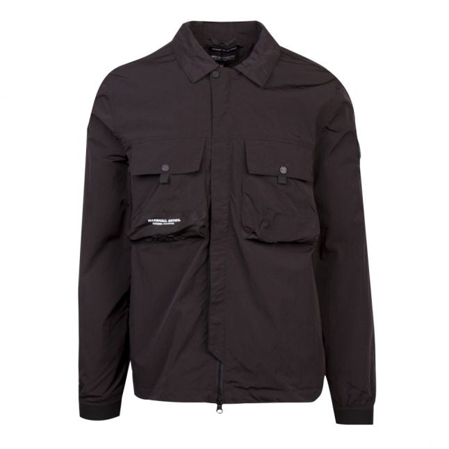 Mens Black Molecular Overshirt