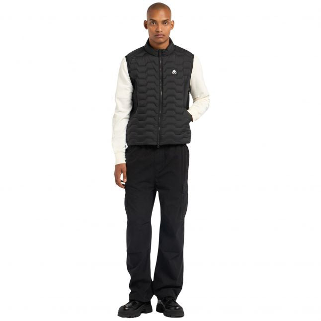 Mens Black Granite Vest Gilet