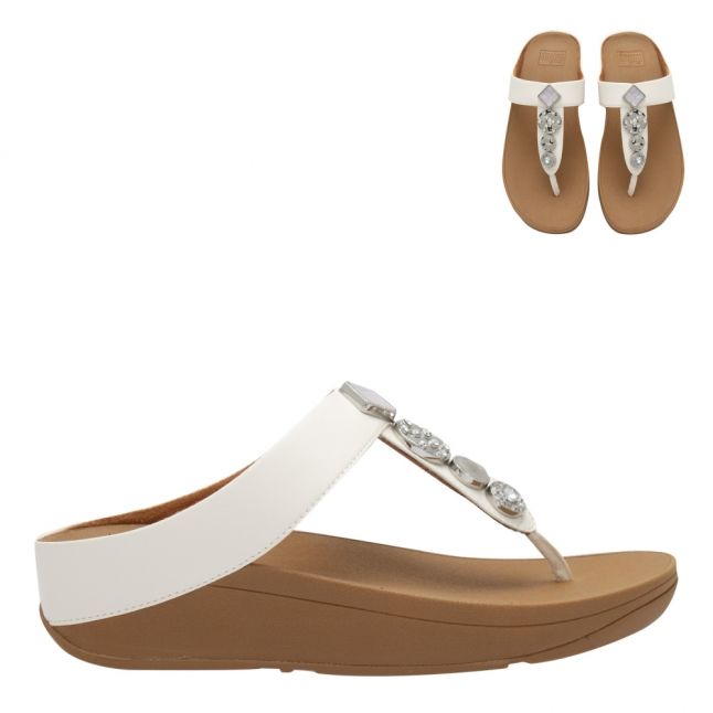 Womens Stone Fino Circle Toe Post Sandals