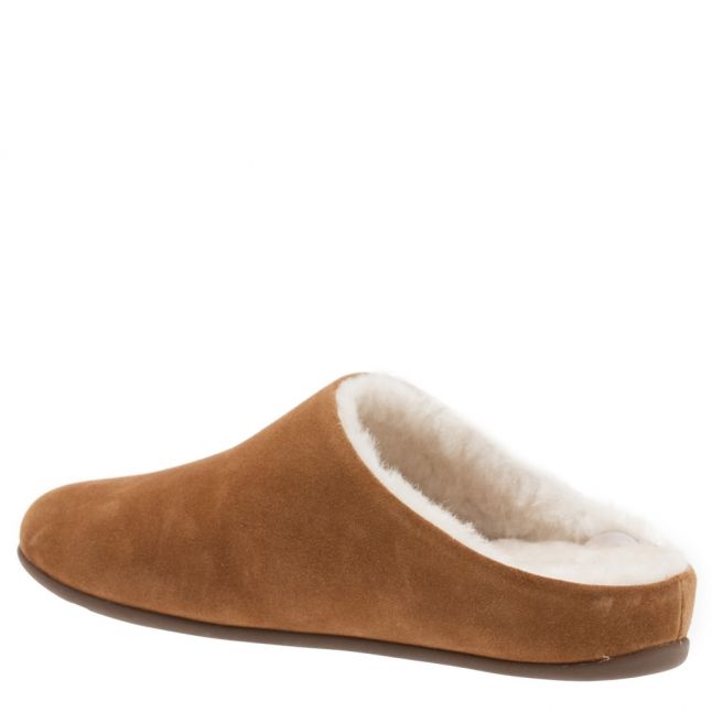 Womens Tumbled Tan Chrissie Shearling Slippers