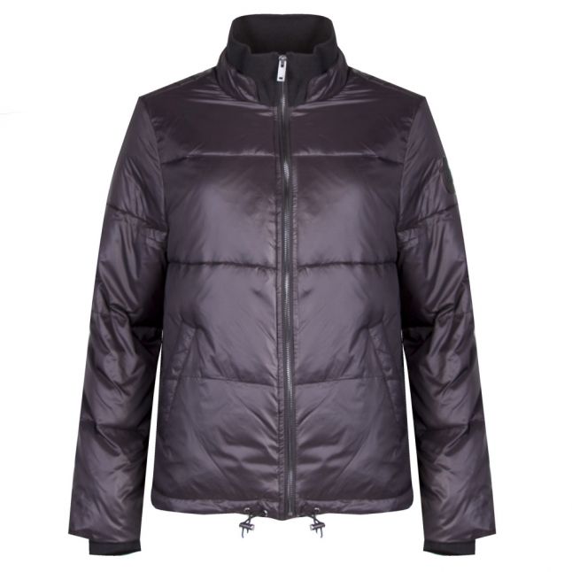 Womens Black Izzie Puffer Nylon Jacket