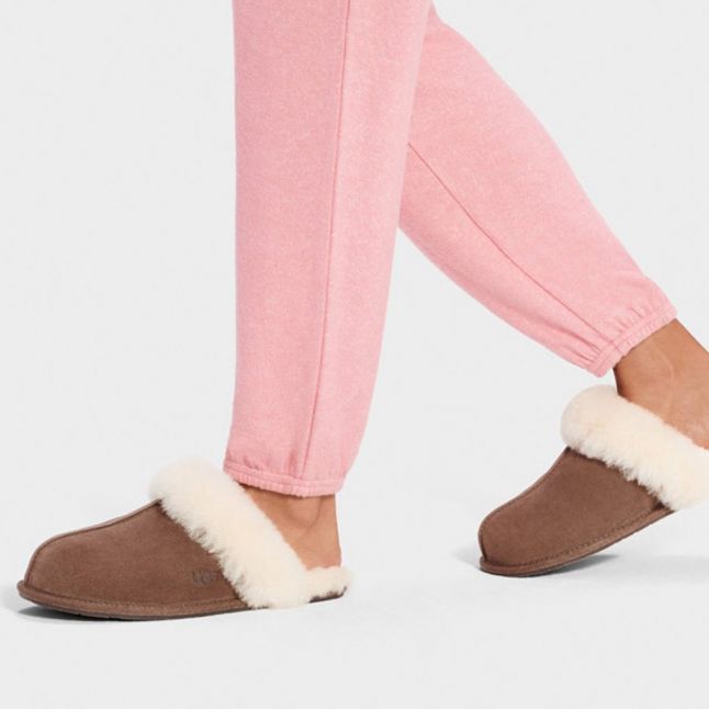 Womens UGG Espresso Slippers Scuffette II