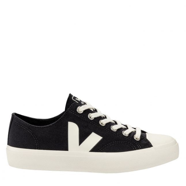 Mens VEJA Black/Pierre Wata II Low Canvas Trainers