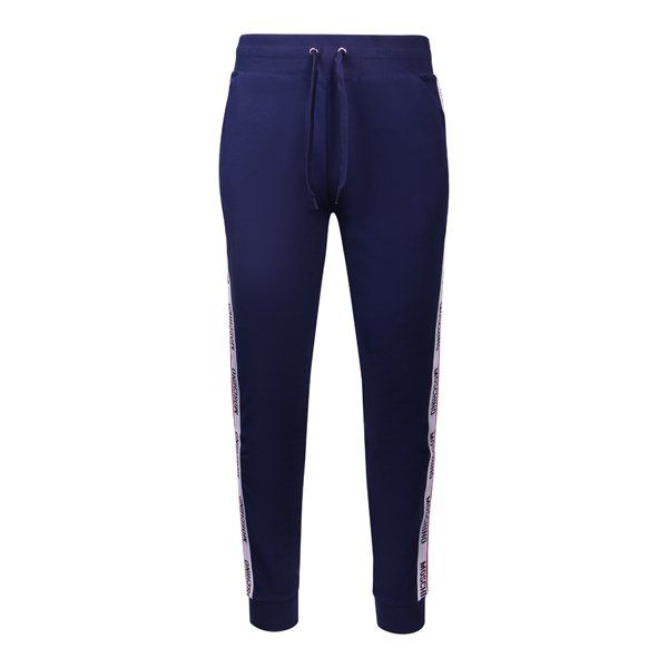 Mens Dark Blue Tape Sweat Pants