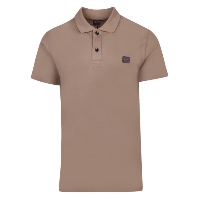 Mens Biscuit Classic Logo Custom Fit S/s Polo Shirt