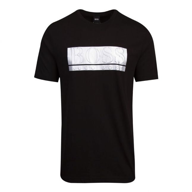 Mens Black/Silver Teeonic S/s T Shirt