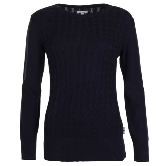 Lifestyle Womens Navy Prudhoe Knitted Jumper