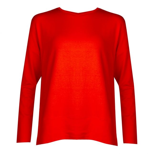 Casual Womens Bright Red Tecosy Sweat Top