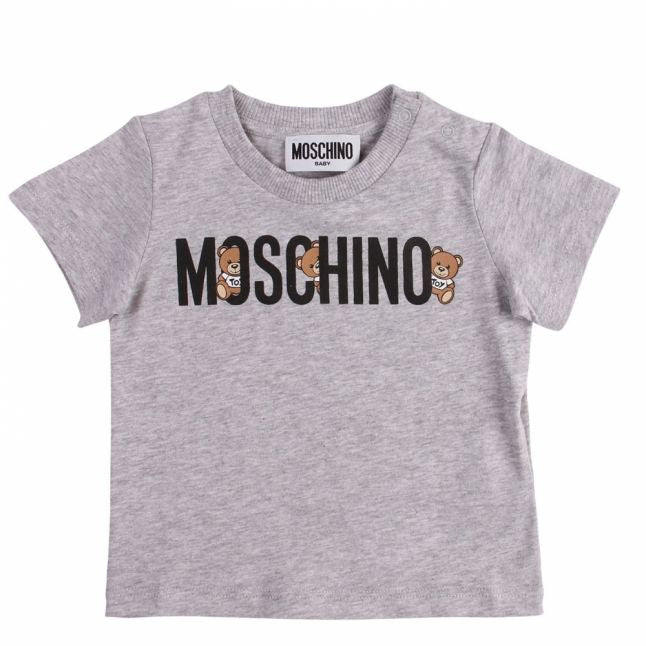 Baby Grey Melange Hidden Toy Logo S/s T Shirt