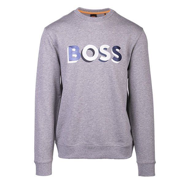 Mens Silver Wecirclogo Crew Sweatshirt