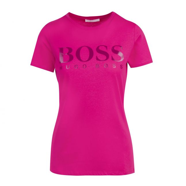 Womens Bright Pink Temellow Logo S/s T Shirt